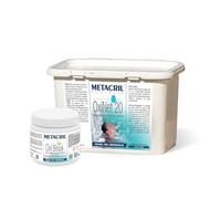 Metacril Kit OxiNet 20 1,2 kg + OxiShock 750 g, Gestión de la Calidad del Agua sin Cloro y a Base de oxígeno para Piscinas y bañeras de hidromasaje
