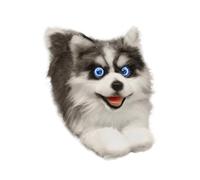 metaDog Husky | Perro Robot de Compañía Peluche Robótico Interactivo,Nombre Personalizable con Ladridos, Movimiento de Cola y Latido Simulado Niños, Adultos y Mayores | Carga USB Tipo-C