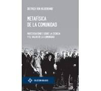 Metafísica de la comunidad: Investigaciones sobre la esencia y el valor de la comunidad: 13 (Diálogos)