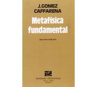 Metafisica Fundamental (PENSAMIENTO Y TEOLOGIA)