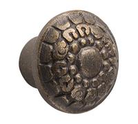 Metafranc 123341 Pomo para muebles diámetro, diseño vintage, color bronce envejecido, Ø 33 mm