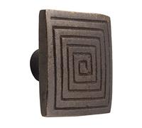 Metafranc 123411 Pomo para Muebles (39 x 39 mm), diseño Vintage, Color Bronce Envejecido