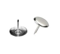 Metafranc 644506 644506-Protectores de Muebles (diámetro, Metal, con Clavos, 8 Unidades), Ø 20 mm (8 Stück)