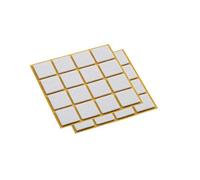 Metafranc 644996 644996-Protectores de fieltro para muebles y sillas, autoadhesivos, unidades, color blanco, 32 x 32 mm (30 Stück)