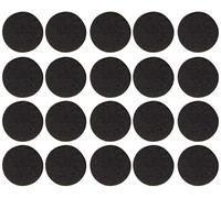 Metafranc 645006 - Protectores de fieltro para muebles y sillas (17 mm de diámetro, autoadhesivos, 20 unidades), color marrón