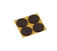 Metafranc 645066 - Juego de deslizadores de fieltro autoadhesivos, protección eficaz de tus muebles y sillas/muebles para suelos sensibles, deslizadores de silla, deslizadores de suelo, 645066