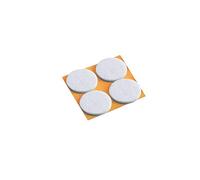 Metafranc 645246 - Deslizadores de fieltro (35 mm, autoadhesivos, 4 unidades), color blanco