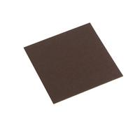Metafranc 645316 - Protectores de fieltro para muebles y sillas (autoadhesivos, 100 x 100 mm, 1 unidad), color marrón