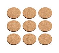 Metafranc Corcho Almohadillas De Diámetro 40 Mm - Autoadhesivo - 4 Unidades - Natural Para Muebles - Para Superficies Lisas/Para Muebles (Redondas/Tope Para Puerta De 3 Mm Corcho