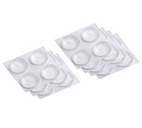 Meister antideslizante almohadillas autoadhesivas, diámetro 12 mm, transparente, 28 unidades, 645966