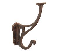 Metafranc Gancho vintage - aspecto de cobre antiguo - Acabado de alta calidad - Diseño bonito y decorativo - Incluye material de montaje/perchero/gancho para sombreros/gancho para abrigos /