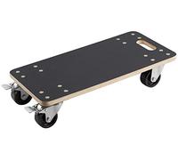Metafranc Rodillo de transporte con capacidad de carga, placa serigrafiada, ruedas PA ruedas, ruedas para muebles con freno, ayuda de transporte para mudanzas, ruedas para muebles, transporte de
