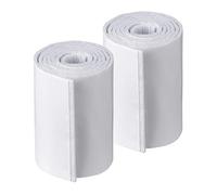 Metafranc Werkzeyt 647119 1 m x 100 mm - Autoadhesivo - Blanco - 2 unidades - Recortable - Protección efectiva cinta de fieltro en rollo/deslizadores de muebles para suelos sensibles