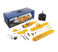 MetaHrystynx A300 RC Modelo de avión de ala fija, 2.4G 5CH escala sin escobillas 550 mm envergadura EPP avión de ala fija con luz LED, conmutación de modo dual 3D/6G, fácil control para principiantes