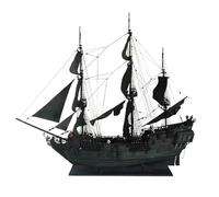 MetaHrystynx Juego de construcción de modelo de barco pirata de perlas negras, kits de construcción de barco pirata 1:50 para adultos, bloques de construcción creativos de vehículos, adorno perfecto