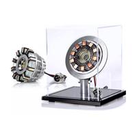 MetaHrystynx Kit de modelo de reactor de arco 3D MK2 a escala 1:1, modelo MK2 con juguete de montaje LED, adorno de escritorio Cool Tech, decoración perfecta para el hogar, versión coleccionista