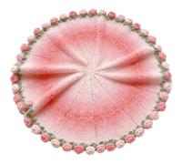 MetaHrystynx Manta de ramo de hilo degradado de ganchillo, hecha a mano, ramo de rosas de cerezo, kit de ganchillo con herramienta de orientación detallada, decoración del hogar y proyecto creativo de