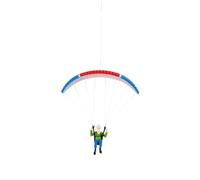 MetaHrystynx Mini modelo de parapente eléctrico, adorno colgante de coche con temática de aviación con material de poliuretano suave al tacto, resiste el agua, arañazos, caídas accidentales, regalo