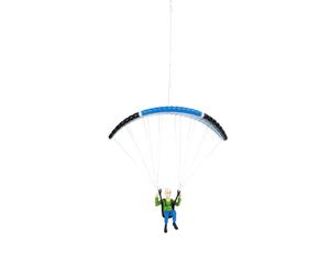 MetaHrystynx Mini modelo de parapente eléctrico, adorno colgante de coche con temática de aviación con material de poliuretano suave al tacto, resiste el agua, arañazos, caídas accidentales, regalo