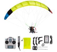 MetaHrystynx Parapente RC para adultos, mini parapente eléctrico de acrobacias RC de 2.4 G, planeador de acrobacias de envergadura de 100 cm, tela de nailon, control remoto de entrenamiento (versión