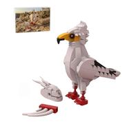 MetaHrystynx Wildlife - Juego de bloques de construcción de pájaros egipcios, MOC-242157, modelo de exhibición de bloques de construcción de pájaros, modelo temático de animales coleccionables para
