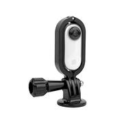 Metal 1/4 "aleación de aluminio marco protector caso adaptador montaje cámara protector soporte 1/4" hilo para Insta 360 Go