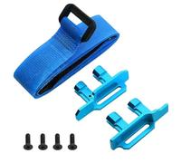 Metal 3S 4S Tall Battery Holder Mount Hold Down with Battery Strap for 1/10 for Trax-xas MAXX RC Car Upgrade Parts pieza de repuesto(Blauw)