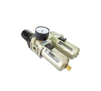 Metal AC3010-03 Regulador de presión neumático Separador de agua y aceite Compresor de drenaje manual Filtro de aire.(AC3010-03 PC10-03,Fiber Filter)
