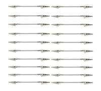 Metal Alligator Clip - Alligator Clips For Crafts, 20x Long Hose Flexible Clamp Note Holders | Photo Picture Display, Wedding Card Organizer, DIY Craft Supplies, Office And Home
