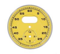 Metal amarillo para reloj de esfera Chrono compatible con Porsche 911 991 997, para cayenne, para panamera, para boxster 718, para cayman, para macan modelos de 2005 a 2019