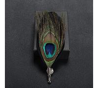 Metal Badge Classic Feather Brooch Scarf Buckle Lapel Pins & brooches Jewelry Bridge Suit Wedding Men Accessories Made in China