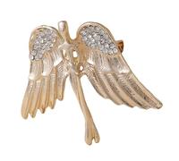 Metal Badge Clothes Lapel Brooches for Women Aesthetic Hat Brooch Shawl Pin Gold Zinc Alloy