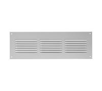 Metal Blanco Ventilación Reja 300mm x 100mm Con Fly Pantalla Plano Lama Conducto