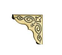 Metal Book Corner Protectores Edge Cover Guard 25 x 25 x 5 mm, bronce tono, 100 unidades