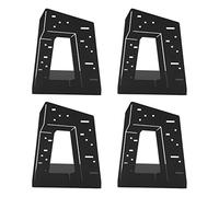 Metal Bookends for Shelves | 4 - Piece Set/Sturdy Home/Office (Arquitectura)