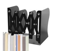 Metal Bookends: Tapón De Estantería De Servicio Pesado, Organizador De Escritorio Sin Deslizamiento | Soporte De Titular De Libros Para El Hogar, La Biblioteca, La Escuela, La Oficina, La Mesita De No