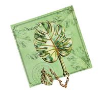 Metal Bookmark Artistic Botanical Leaf Book Marker Reading
