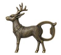 Metal Bottle Opener, Deer Shape Beer Opener with Vintage Design, Carbon Ste | Decorative Bottle Opener for Home Apartment Dormitory Kitchen Restaurant Camping Picnic Barbecue Party