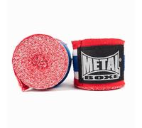 METAL BOXE - Banda de Entrenamiento de 2,5 m, Color Rojo, Blanco y Azul