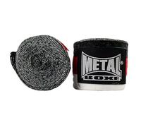METAL BOXE - Banda de Entrenamiento de 4 m, Color Negro, Blanco y Rojo