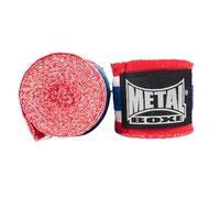 METAL BOXE - Banda de entrenamiento de 4 m, color rojo, blanco y azul