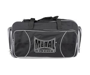 METAL BOXE - Bolsa de Deporte de Color Negro y Gris