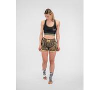 METAL BOXE Brassière Sport Noir/Kaki L Sujetador Deportivo, Mujeres, Negro/Caqui, Large