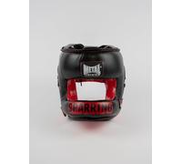 METAL BOXE Casque à Barre Sparring Senior Cascos Deportivos de Combate, Adultos Unisex, Negro/Rojo