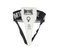 METAL BOXE - Coquilla para Mujer, Color Blanco, L