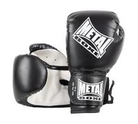 METAL BOXE - Guantes de Boxeo de iniciación, Color Negro, 0,11 kg