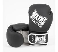 METAL BOXE - Guantes de Boxeo para Entrenamiento Negro 16oz