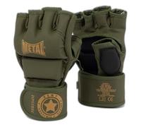 METAL BOXE - Guantes de Combate Libre-MMA de competición para Entrenamiento, Military (Militar), S