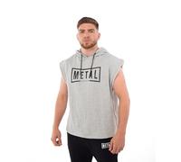 METAL BOXE Hoodie Sans Manche Gris S