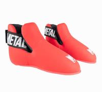 METAL BOXE - Protector de pies, Color Rojo, L